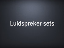 Luidspreker sets