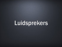 Luidsprekers