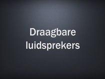 Draagbare luidsprekers
