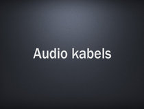 Audio kabels