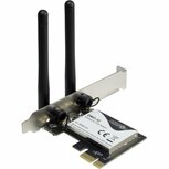 Inter-Tech DMG-32 | Interne WLAN-adapter | PCIe x1 | Wi-Fi 5 (802.11ac) | Dual-band 2,4 &amp; 5 GHz | 650 Mbps | 2x 2dBi antennes
