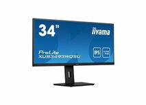 iiyama ProLite XUB3493WQSU-B5 34&quot; | 3440x1440 UWQHD IPS | 75Hz | 4ms | 21:9 Ultrawide | USB-Hub | Monitor | RENEWED