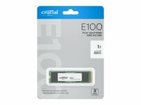 Crucial E100 | 480GB NVMe SSD | M.2 Gen4 | 4.700MB/s Lezen | 2.500MB/s Schrijven