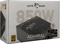 White Shark Admiral | 850 Watt Gold ATX 3.0 PSU | PCIe 5.0 | Power Supply | Voeding