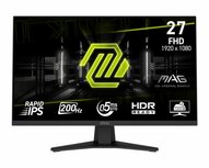 MSI MAG 274F | 27" | Full HD IPS | 200 Hz | DisplayPort | HDMI | Gaming Monitor | Zwart