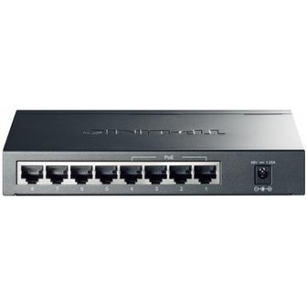 TP-LINK TL-SG1008P Gigabit Ethernet (10/100/1000) Power over Ethernet (PoE) Grijs netwerk-switch