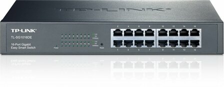 TP-LINK TL-SG1016DE netwerk-switch Managed L2 Gigabit Ethernet (10/100/1000) Zwart