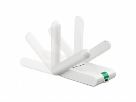 TP-Link TL-WN822N | Wi-Fi 4 USB Adapter | 300 Mbps | 2,4 GHz | Dual Antennes | USB 2.0 | Zwart