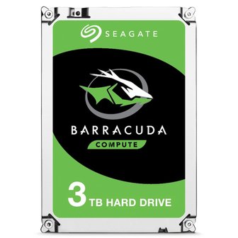 Seagate Barracuda ST3000DM007 interne harde schijf 3.5&quot; 3000 GB SATA III