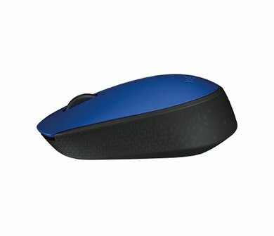 Logitech M171 | Ambidextrous Draadloze Muis | RF-Draadloos | 1000 DPI | Zwart/Blauw