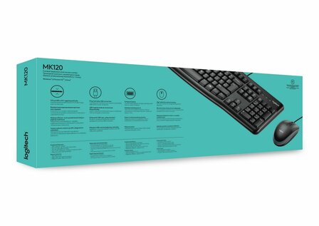 Logitech Ret. Wired Desktop MK120