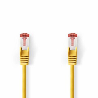 Nedis CCGP85221YE30 netwerkkabel 3 m Cat6 SF/UTP (S-FTP) Geel