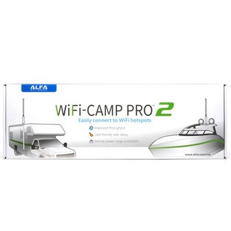 Alfa Network WiFi-Camp Pro2 Set Tube N Antenne + R36A Router