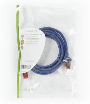 Nedis CAT6 S/FTP-netwerkkabel / RJ45 / 2m / Blauw