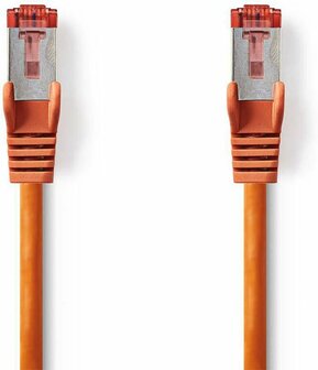 Nedis CAT6 S/FTP-netwerkkabel / RJ45 / 2m / Oranje