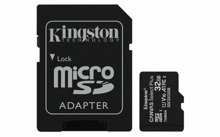 Kingston Technology Canvas Select Plus flashgeheugen 32 GB MicroSDHC Klasse 10 UHS-I