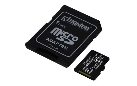 Kingston Technology Canvas Select Plus flashgeheugen 128 GB MicroSDXC Klasse 10 UHS-I