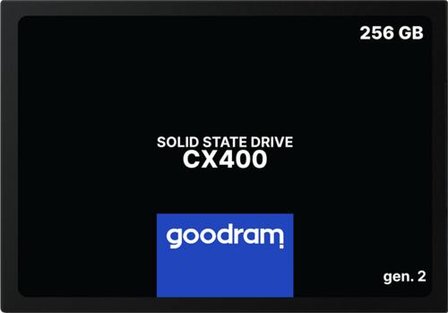 Goodram CX400 | 256GB SATA SSD | 2.5&#039;&#039; | 550MB/s Lezen | 480MB/s Schrijven