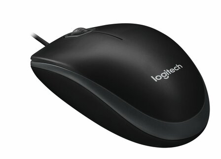 Logitech B100 | Ambidextrous Bedrade Muis | USB-A | 800 DPI | Zwart