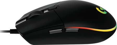 Logitech G203 Lightsync | Ambidextrous Bedrade Gaming Muis | USB-A | 8000 DPI | Zwart | RGB
