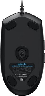 Logitech G203 Lightsync | Ambidextrous Bedrade Gaming Muis | USB-A | 8000 DPI | Zwart | RGB