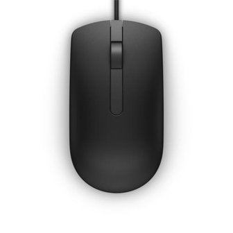 Dell MS116 | Ambidextrous Bedrade Muis | USB-A | 1000 DPI | Zwart