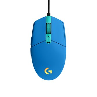 Logitech G G203 | Ambidrextrous Bedrade Gaming Muis | USB-A | 8000 DPI | Blauw | RGB