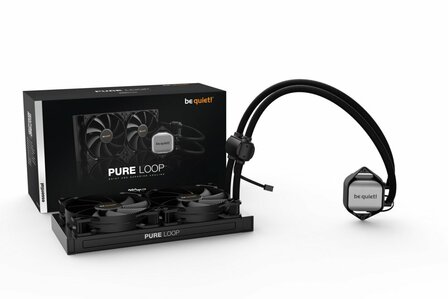 be quiet! PURE LOOP 280mm Processor Alles-in-&eacute;&eacute;n vloeistofkoeler 14 cm Zwart 1 stuk(s)