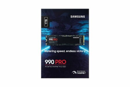 Samsung 990 PRO | 1TB NVMe SSD | M.2 | Gen4 | 7.450MB/s