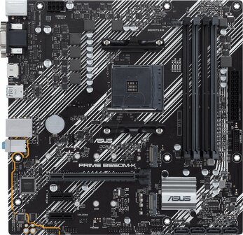 ASUS PRIME B550M-K | Socket AM4 | AMD B550 | 4xDDR4 | Micro-ATX | Moederbord