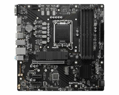 MSI PRO B760M-P | Socket LGA 1700 | Intel B760 | 4xDDR4 | Micro-ATX | Moederbord