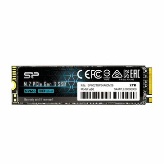 Silicon Power A60 | 2TB NVMe SSD | M.2 | Gen3 | 2.200MB/s
