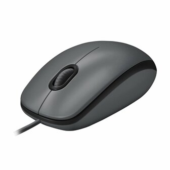 Logitech M100 | Ambidextrous Bedrade Muis | USB-A | 1000 DPI | Zwart