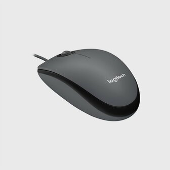 Logitech M100 | Ambidextrous Bedrade Muis | USB-A | 1000 DPI | Zwart