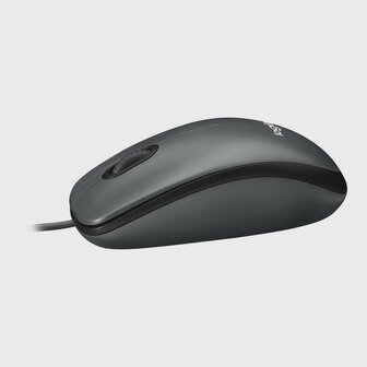 Logitech M100 | Ambidextrous Bedrade Muis | USB-A | 1000 DPI | Zwart