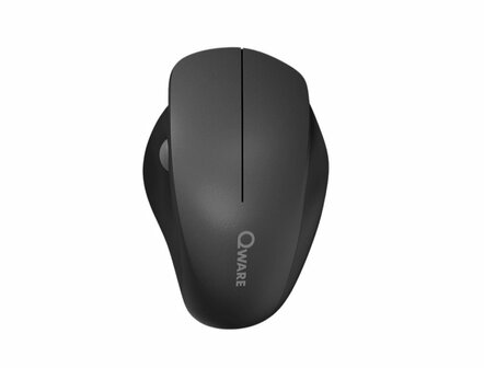 Qware Luton | Draadloze Muis | RF-Draadloos | 1600 DPI | Zwart