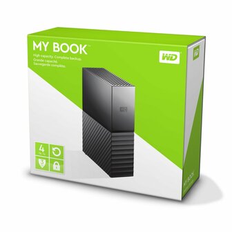 WD My Book Externe Harde Schijf | 4TB | USB 3.2 | Zwart