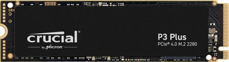 Crucial P3 Plus | 1TB NVMe SSD | M.2 | Gen4 | 5.000MB/s Lezen | 3.600MB/s Schrijven