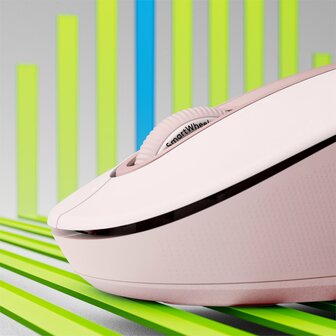 Logitech Signature M650 | RF-Draadloos + Bluetooth | 2000 DPI | Roze