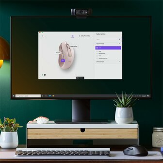 Logitech Signature M650 | RF-Draadloos + Bluetooth | 2000 DPI | Roze