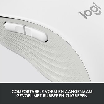 Logitech Signature M650 | Draadloze Muis | Rechtshandig | RF + Bluetooth | 2000 DPI | Wit