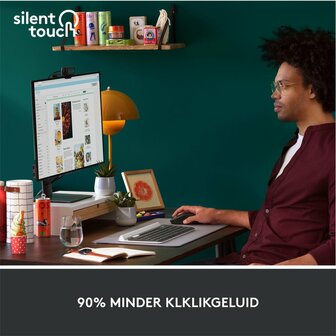 Logitech Signature M650 | Draadloze Muis | RF-Draadloos + Bluetooth | 1000 DPI | Grafiet