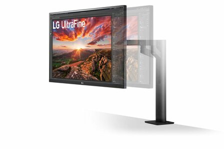 LG Ergo 27UN880-B 27&quot; | 3840x2160 UHD 4K IPS | 60Hz | HDR10 | 99% sRGB | USB-C met 60W PD | Ergo Stand | Monitor | RFB