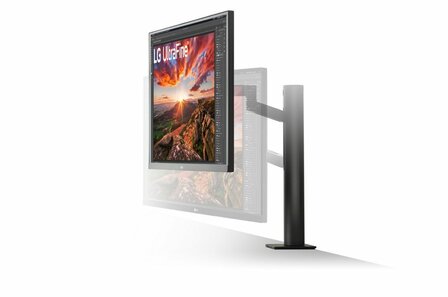 LG Ergo 27UN880-B 27&quot; | 3840x2160 UHD 4K IPS | 60Hz | HDR10 | 99% sRGB | USB-C met 60W PD | Ergo Stand | Monitor | RFB