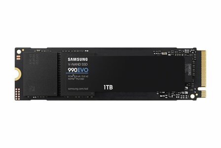Samsung 990 EVO | 1TB NVMe SSD | M.2 | Gen4 | 5.000MB/s Lezen | 4.200MB/s Schrijven