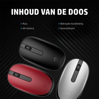 HP 240 Draadloze BT Muis - Zwart