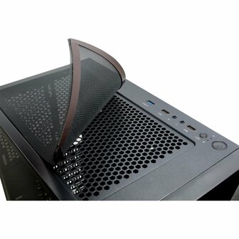 Inter-Tech IT-3303 Hornet RGB | Midi Tower Case | Zwart