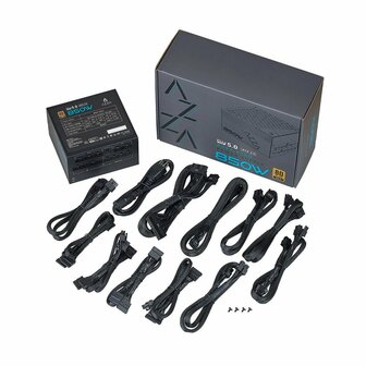AZZA PSAZ-850G | 850W Gold ATX 3.0 PSU | Modulair | Power Supply | Voeding