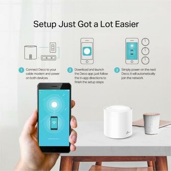 TP-Link Deco X20 (2-pack) | Dual-band WiFi 6 Mesh Router | Gigabit Ethernet | AX1800