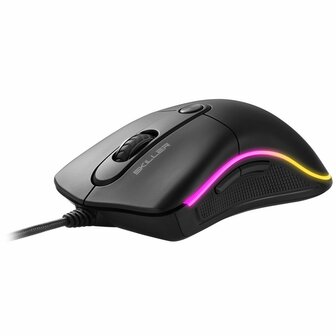 Sharkoon Skiller SGM2 | Bedrade Gaming Muis | USB-A | 6400 DPI | Zwart | RGB | Returned